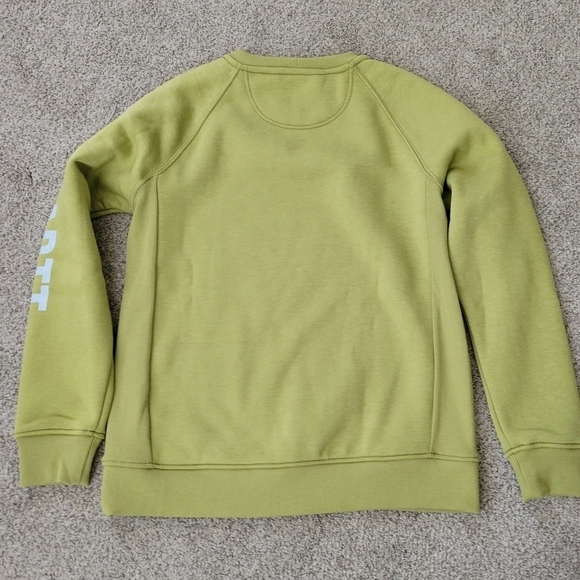 Carhartt Embossed Logo Detail Womens Sweatshirt Heavy Weight Fleece Size M NWT - Picture 7 of 8